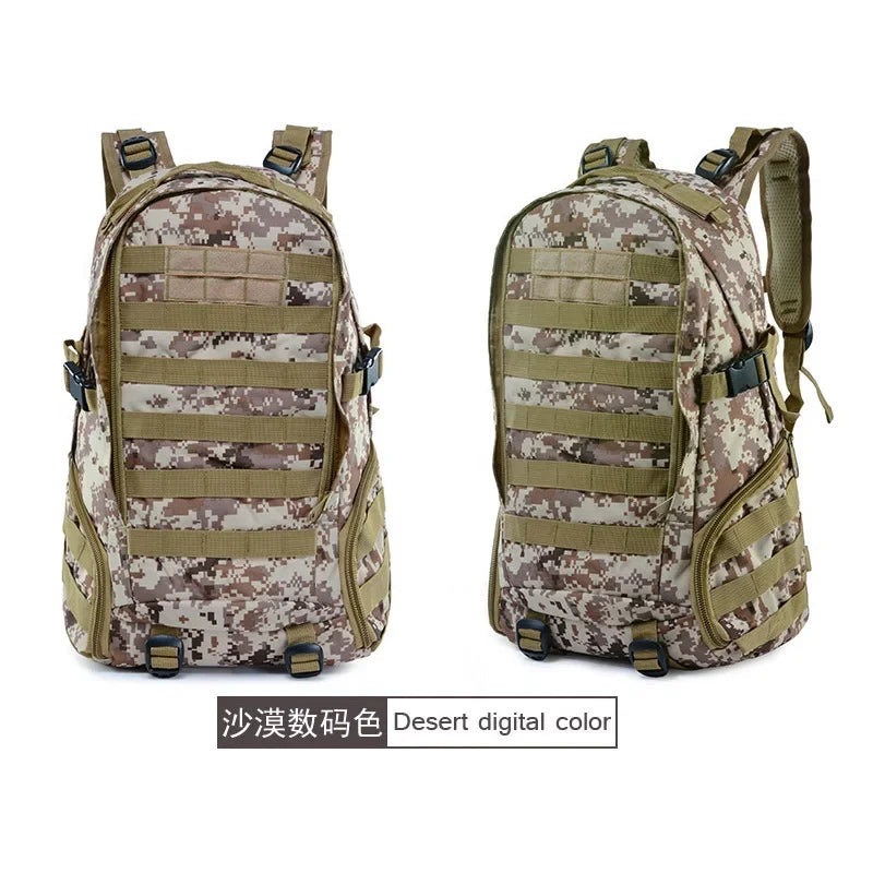Military Tactical Backpack 900D Oxford Men's Outdoor Camping Mountaineering Water Release Sports Backpack Hunting Molle Bag