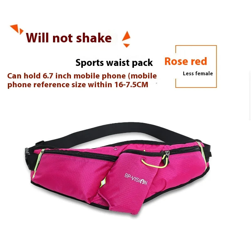 Unisex Sports Water Bottle Hip Waist Pack Waterproof Running Climbing Money Waist Bag Mobile Phone Bag Motorcycle Fanny Pack