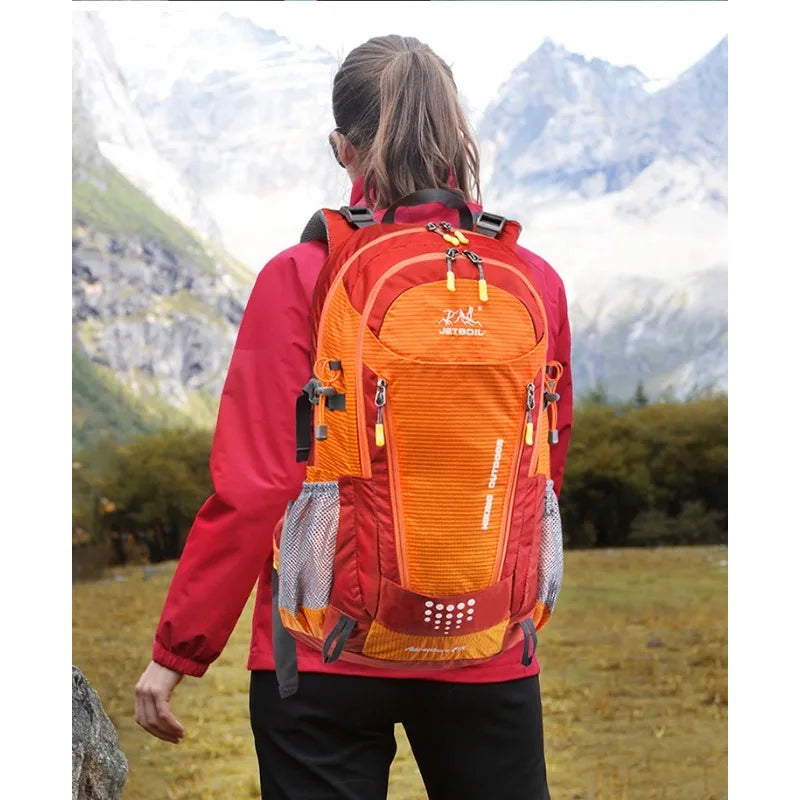 40L Hiking Backpacks Outdoor Waterproof Men and Women Mountaineering Travel Sports Backpack Large Capacity Camping Bag