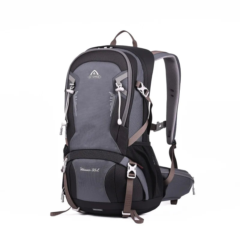 35L Outdoor Travel Hiking Backpack Climbing Backpack With Raincover for Men Women Framed Sports Trekking Camping Bag Daypack
