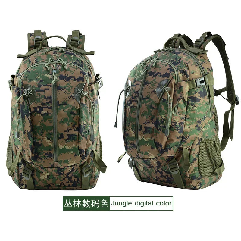 Men's New Large Capacity Backpacks Outdoor Sports Oxford Cloth Waterproof Bag Camouflage Tactical Backpack