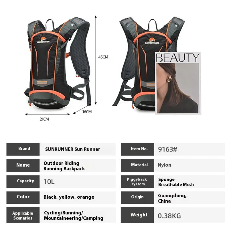 Waterproof Bicycle Bag Cycling Backpack Breathable Rucksack Outdoor Hiking Riding Camping Hydration Bike Backpack