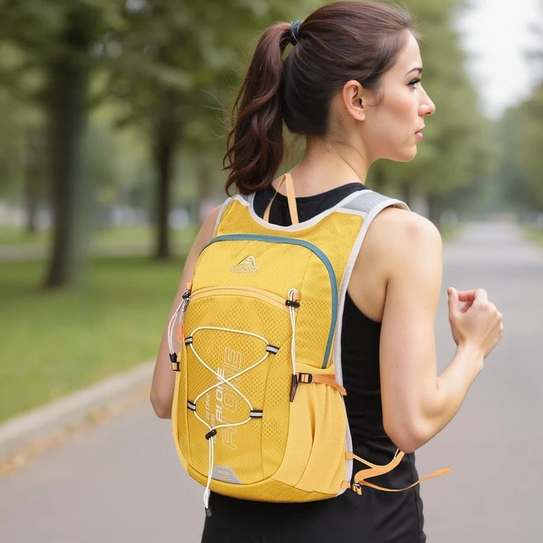 18L Running Hydration Vest Backpack Men Women Outdoor Sport Bags Trail Marathon Jogging Hiking Backpack Option Water Bag Flask