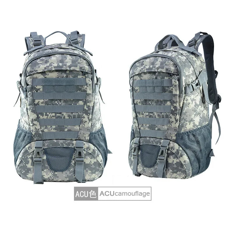 35L Military Tactical Backpack Army Bag MOLLE Trekking Backpack GYM Women Men EDC Outdoor Hiking Rucksack Witch Bottle Holder