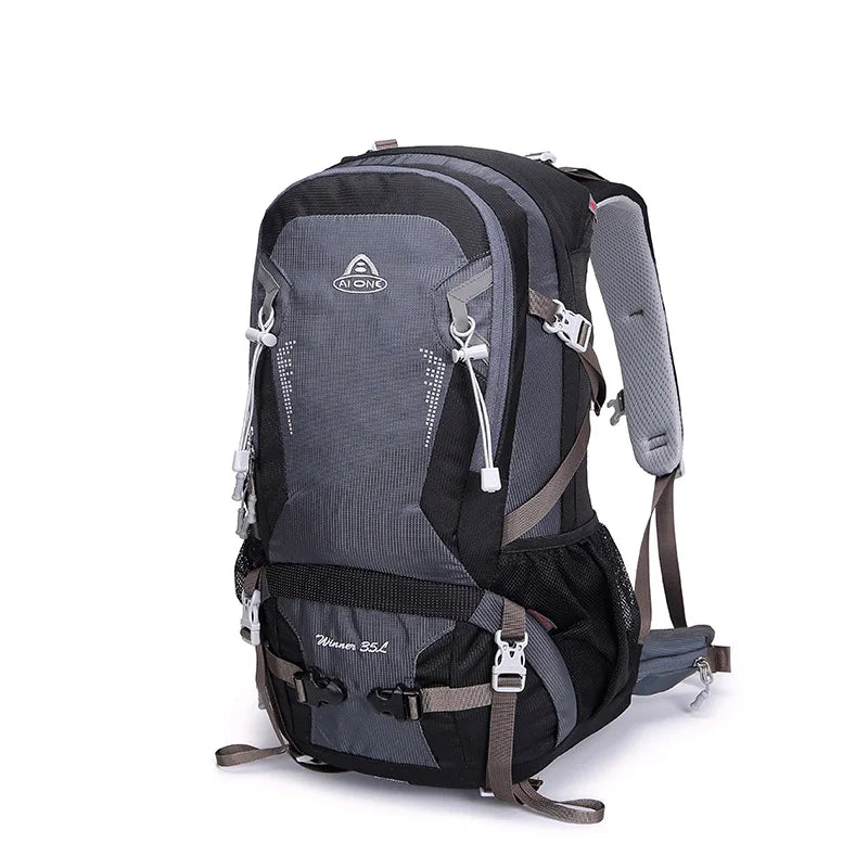 35L Outdoor Travel Hiking Backpack Climbing Backpack With Raincover for Men Women Framed Sports Trekking Camping Bag Daypack