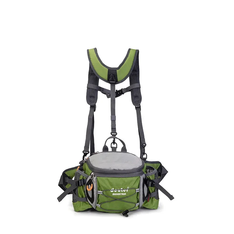 Outdoor Sports Waist Bag Cycling Camping Climbing Men's Backpack Hiking Shoulder Running Water Bottle Bicycle Fanny Pack Fishing