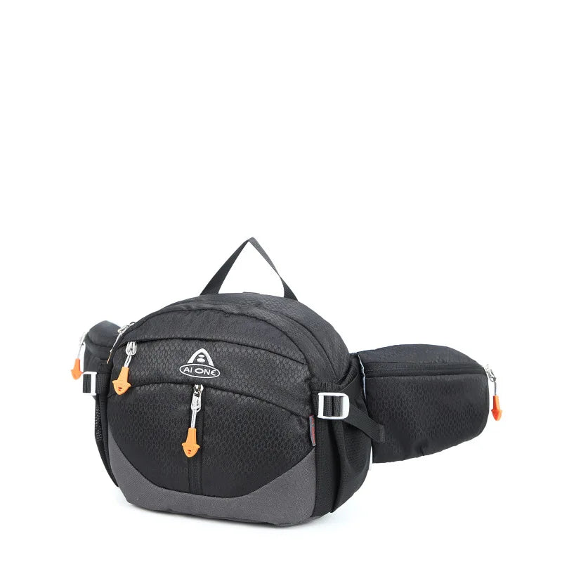 Small Travel Backpack Nylon Waist Pack - Adjustable Outdoor Fanny Pack for Hiking Camping, Water-Resistant Lightweight Belt Bag