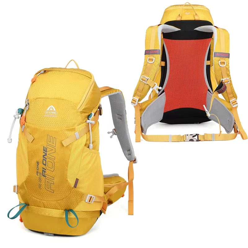 32L Large Capacity Hiking Backpack Lightweight Outdoor Climbing Bag for Men Women, Trekking Camping Mountaineering Bag Aione