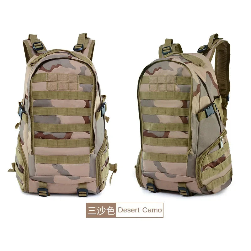 Military Tactical Backpack 900D Oxford Men's Outdoor Camping Mountaineering Water Release Sports Backpack Hunting Molle Bag