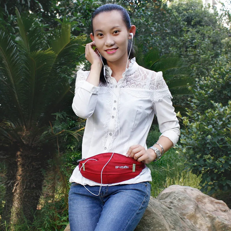 Women Large Capacity Sports Crossbody Bag Fashion and Slim Fitness Waist Bag for Men Multi-function Casual Crossbody Bag