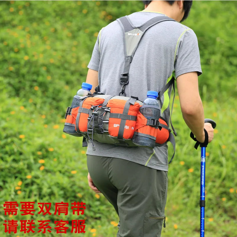 Hiking Waist Bag Outdoor Cycling Waterproof Backpack Reflective Strip Sports Fanny Pack Camping Nylon Hunting Accessor