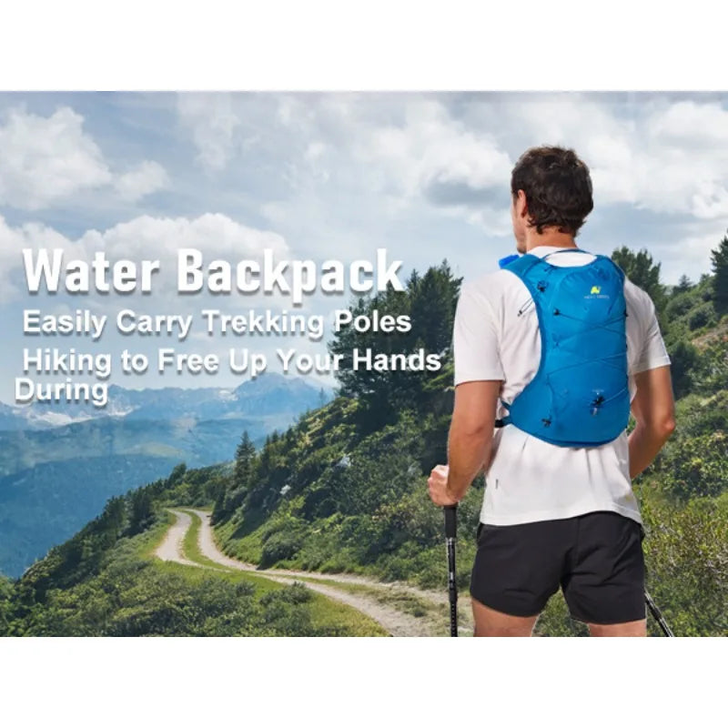 Hiking Backpack Waterproof Lightweight Travel Backpacks for Men Women Packable Sports Backpack with Water Bladder for Camping