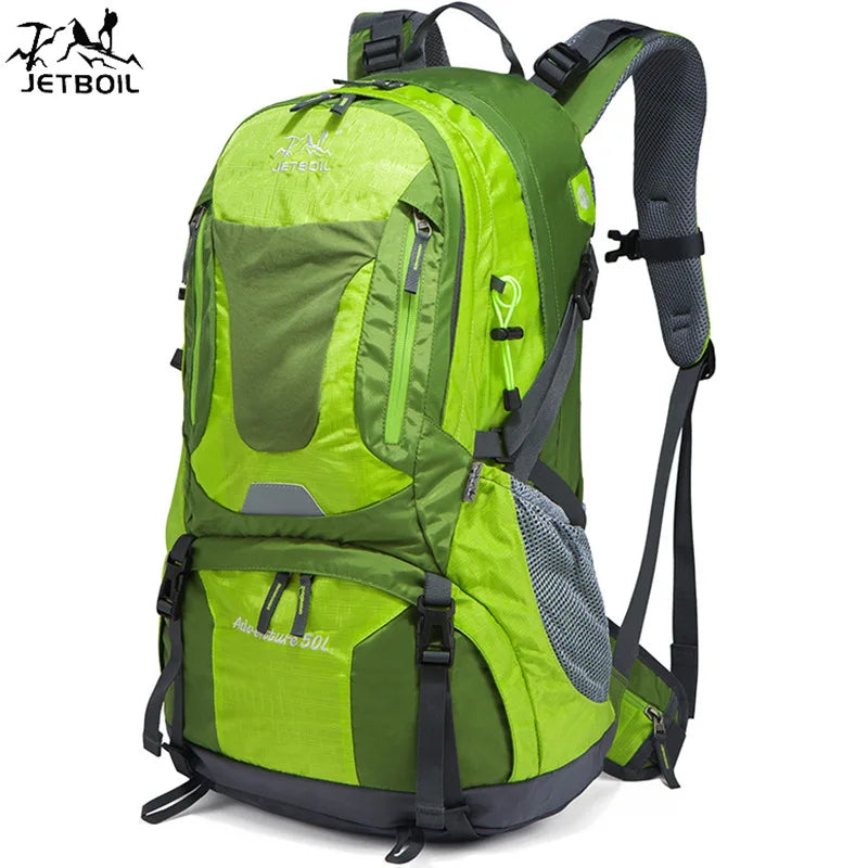 Breathable and Waterproof Outdoor Sports Backpack 50 liters Men and Women Shoulder Large Capacity Mountaineering Hiking Backpack