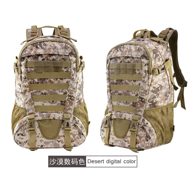 35L Military Tactical Backpack Army Bag MOLLE Trekking Backpack GYM Women Men EDC Outdoor Hiking Rucksack Witch Bottle Holder