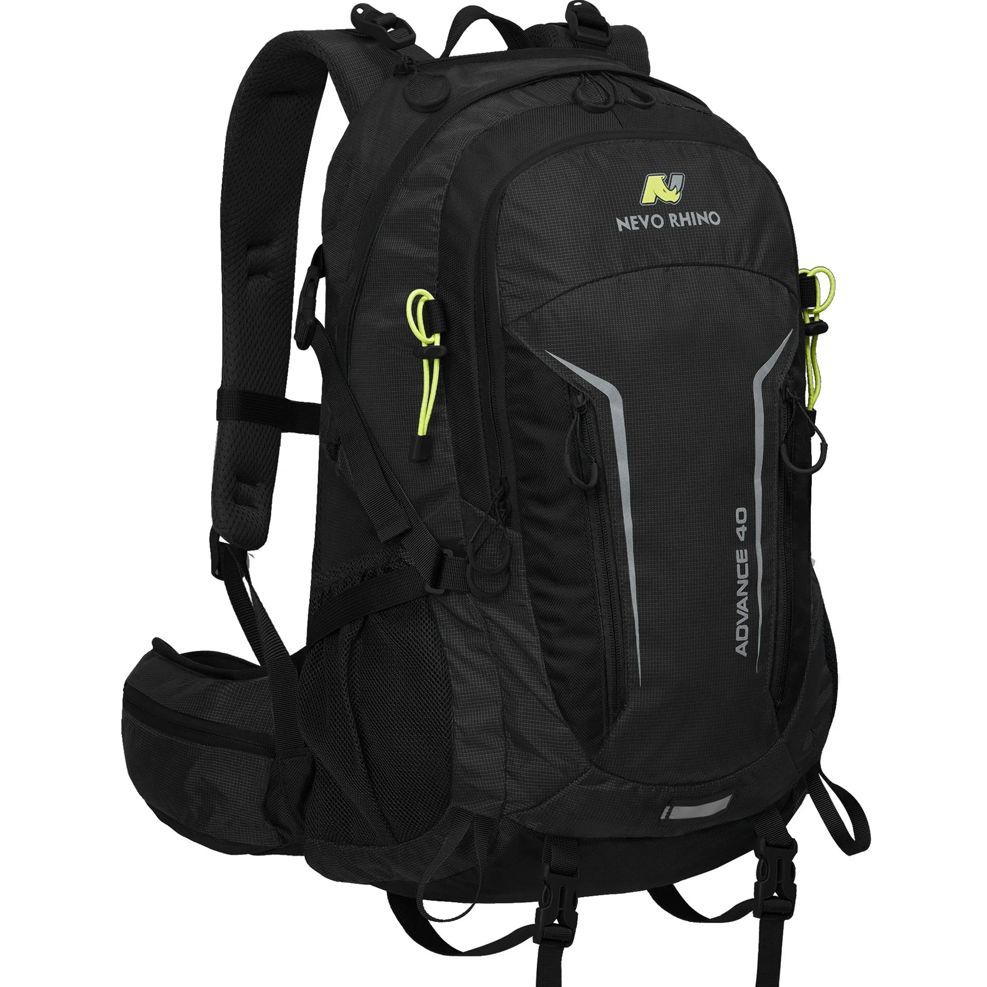 40L Lightweight Multifunction Hiking Backpack Nylon Fabric Camping Bag Outdoor Sports Backpack With Rain Cover