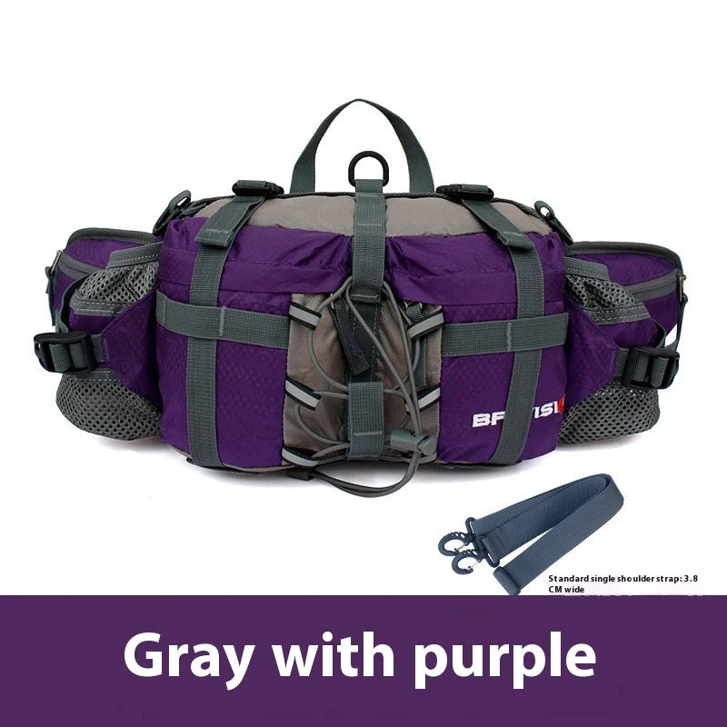 Hiking Waist Bag Outdoor Cycling Waterproof Backpack Reflective Strip Sports Fanny Pack Camping Nylon Hunting Accessor