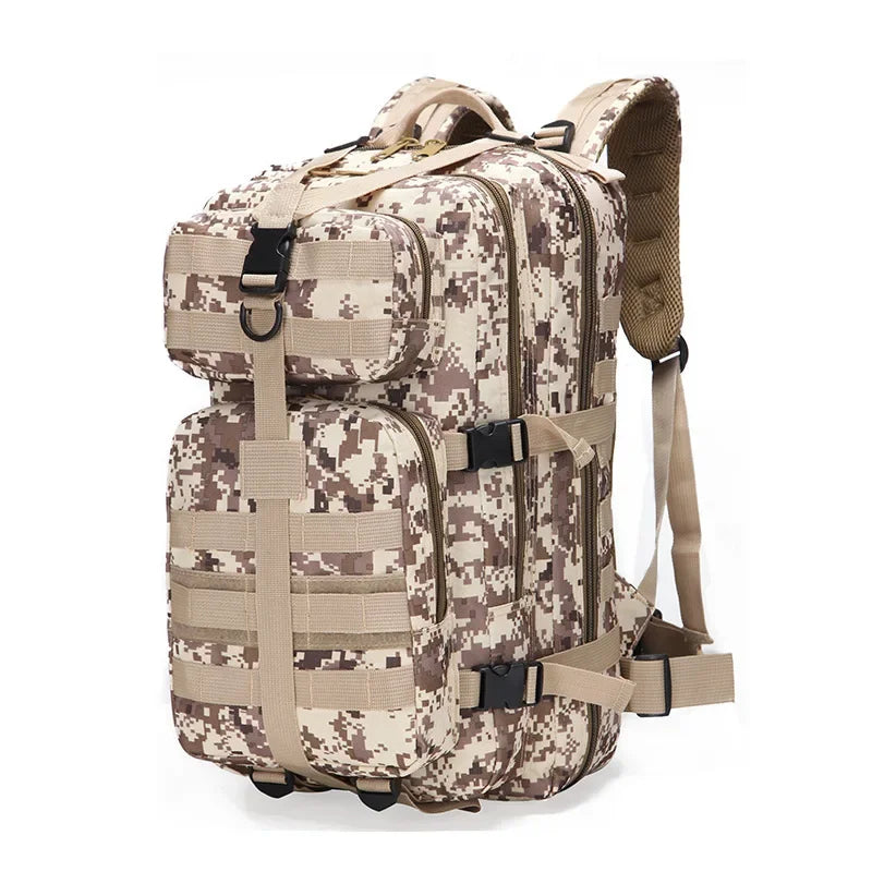 Classic Tactical Backpack Travel Sports Camouflage Bag Outdoor Climbing Hunting Backpack Fishing Hiking Nylon 3P Pack Bag