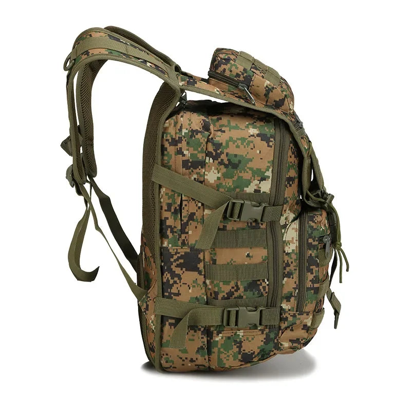 Tactical Camouflage Outdoor Backpack Mens Waterproof Wear-resistant Commuting Bags Male Camping Hiking Travel Hunting Backpacks