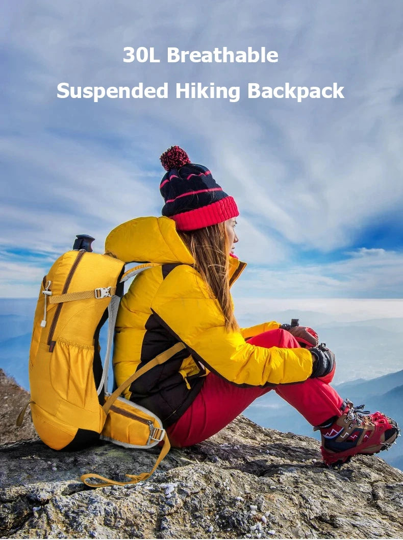 Aione 30L Hiking Backpack Lightweight Outdoor Camping Trekking Backpacks Sports Climbing Luggage Bag For Men Women