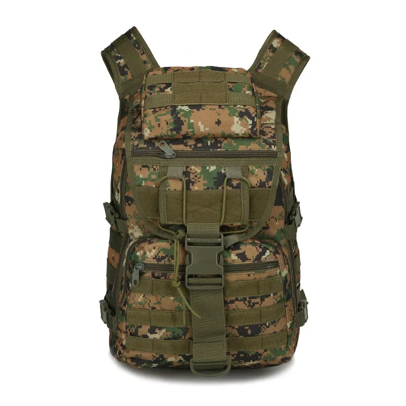 Tactical Camouflage Outdoor Backpack Mens Waterproof Wear-resistant Commuting Bags Male Camping Hiking Travel Hunting Backpacks