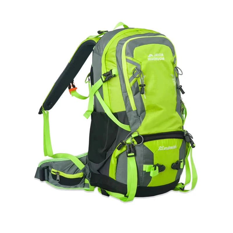 Travel Backpack Camping Men Large Multifunctional Tourist Rucksack Nylon Waterproof Outdoor Sports Climbing Mountaineering Bag