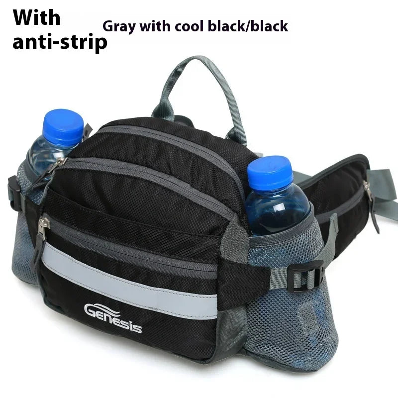 Bike Riding Cycling Running Fishing Hiking Waist Bag Fanny Pack Outdoor Belt Kettle Pouch Gym Sport Fitness Water Bottle Pocket