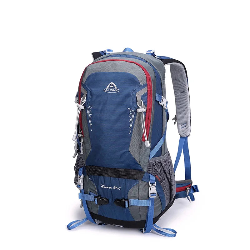 35L Outdoor Travel Hiking Backpack Climbing Backpack With Raincover for Men Women Framed Sports Trekking Camping Bag Daypack