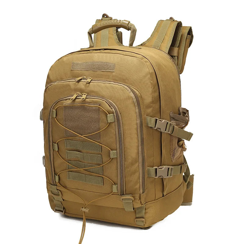 Tactical Backpack for Men 60L Molle Assault Rucksack Heavy Duty Waterproof Large Capacity Bug Out Bag for Hiking Camping Hunting