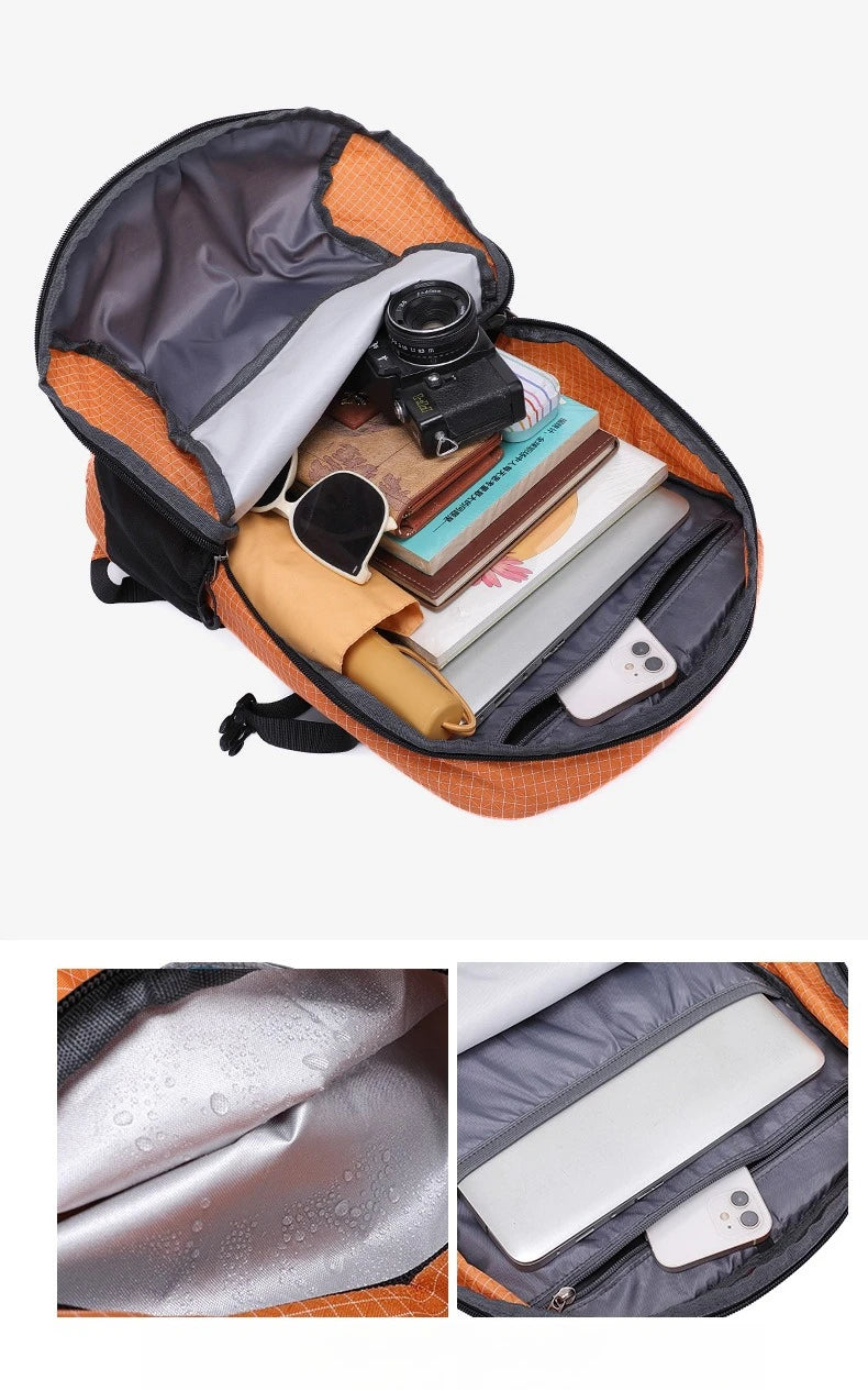 Mountaineering Package Men's and Women's Outdoor Hiking High Capacity Mountaineering Light Travel Commuter Nylon