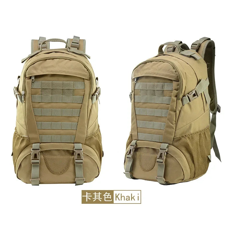35L Military Tactical Backpack Army Bag MOLLE Trekking Backpack GYM Women Men EDC Outdoor Hiking Rucksack Witch Bottle Holder