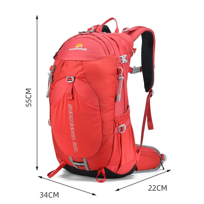 35L Hiking Backpack Travel Backpacks for Men Women,Water Resistant Lightweight Camping Daypack for Outdoor Sports