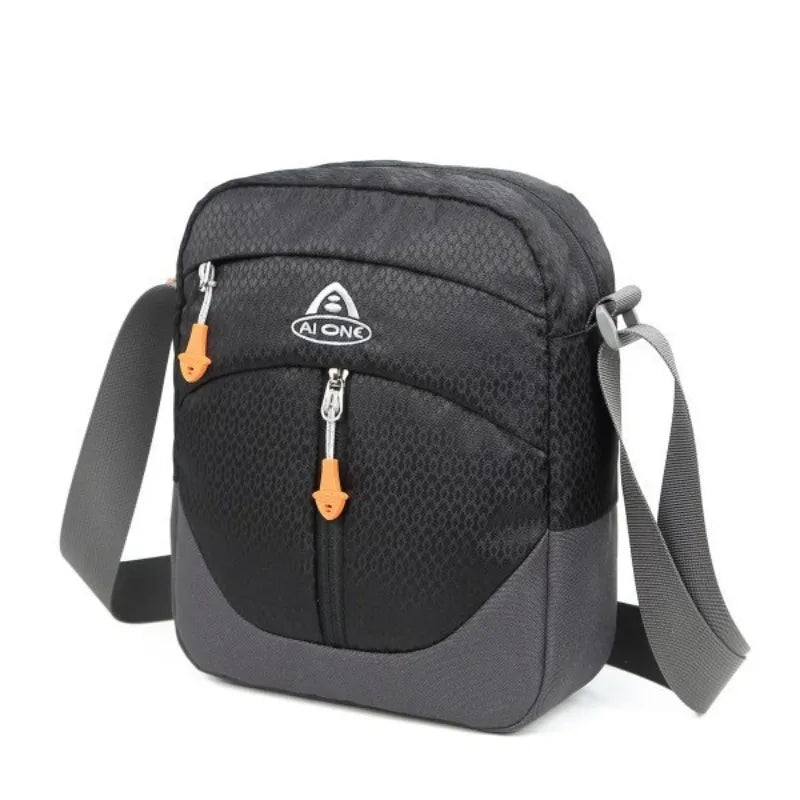 Water-Resistant Nylon Outdoor Hiking Bag 2L Unisex Crossbody Bag for Travel And Camping Multi-Functional Single Shoulder Bag