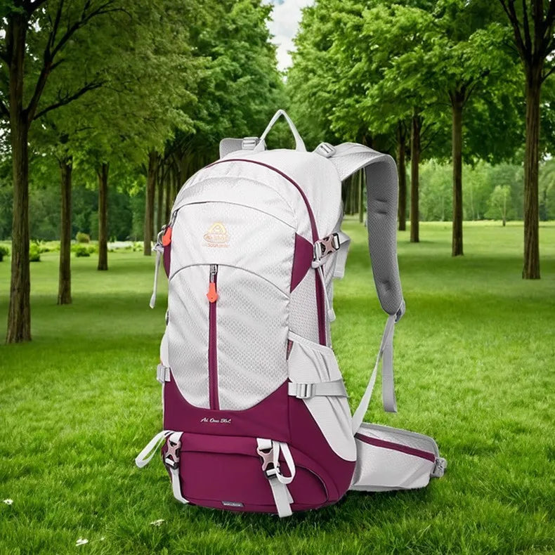 30L hiking backpack portable frame outdoor sport mountaineering backpack lightweight suspension travel climbing hiking bag men