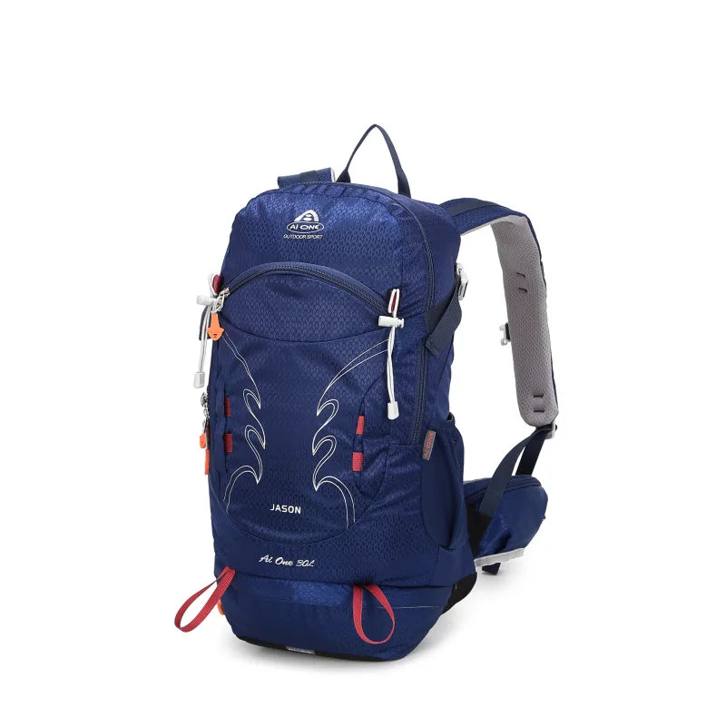 Aione Lightweight Outdoor Hiking Backpack Men Women's 30L Travel Durable Nylon Shoulder Bag Camping Trekking Water Bottle Pouch