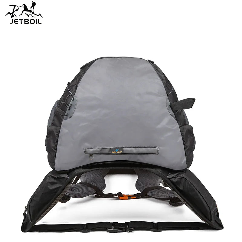 Waterproof Nylon Bag Camping Travel Backpack With Rain Cover Outdoor Hiking Mountaineering Men Shoulder Climbing Traveling Bags