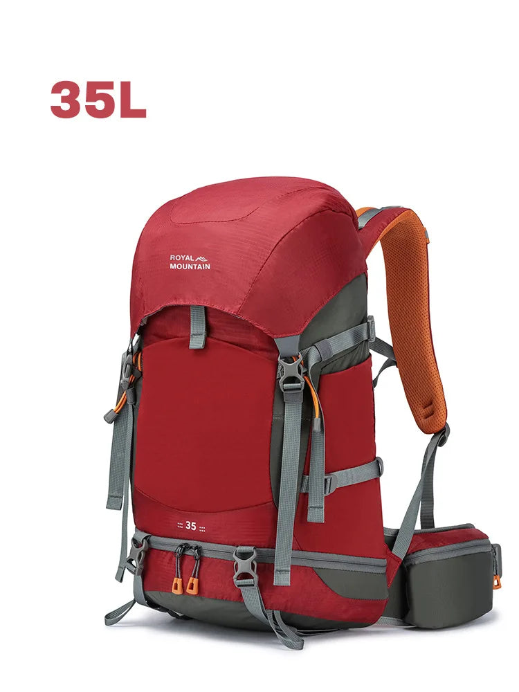 35L Camping Backpack Travel Bag For Men Large Capacity Outdoor Sport Trekking Hiking Mountaineering Shoulder Bag with Rain cover