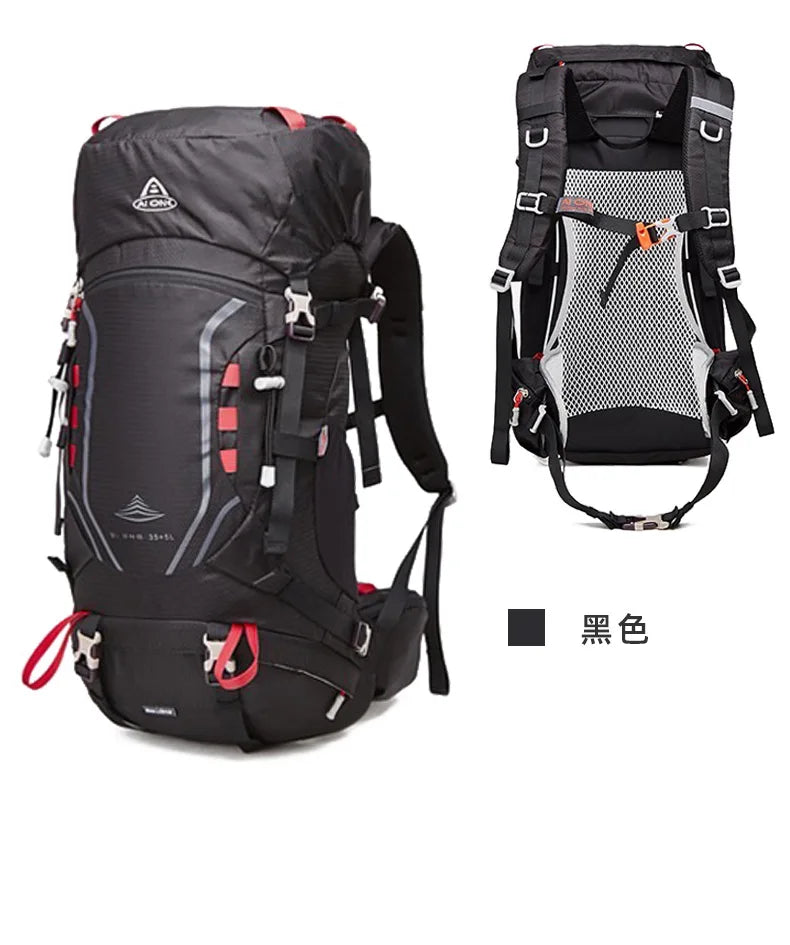 35+5L Climbing Bag Hiking Backpack Men Sport Mountain Backpacks Tourist Rucksack Molle Trekking Backpack Tactical Bag Men Women