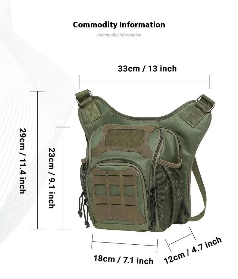 Chest Shoulder Bag for Outdoor Sport, Waterproof Handbags, Tactical Crossbody Bags, Hunting Accessories