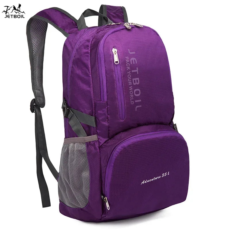 Climbing Backpack Lightweight Outdoor Waterproof Hiking Bags Portable Fold Ultralight Travel Camping Mountaineering Backpacks